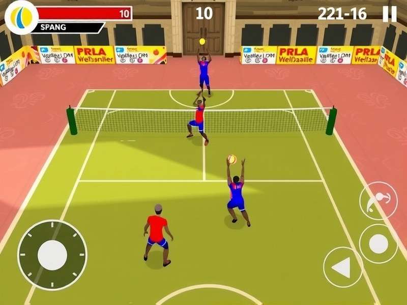 Indian Volley Masters gameplay screenshot